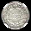 London Coins : A192 : Lot 768 : USA Half Dime 1845 NGC MS67 very desirable thus with the NGC Census showing only nine have been grad...