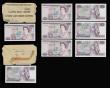 London Coins : A192 : Lot 81 : Twenty Pounds Page B328 issued 1970 first series William Shakespeare on reverse, Pick380b (10 consec...