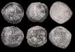 London Coins : A192 : Lot 849 : Hammered Shillings in lower grade James I (2), Charles I (5) Fair-Fine some with bold portraits
