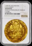 London Coins : A192 : Lot 861 : Rose Ryal James I 2nd coinage S.2613, North 2079, Coincraft J1RY-005 mint mark rose 13.93 grams, Obv...