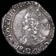 London Coins : A192 : Lot 866 : Shilling Charles I Group F, Sixth large Briot bust, type 4.4 with stellate lace collar S.2799, mintm...