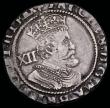 London Coins : A192 : Lot 879 : Shilling James I Third Coinage Sixth Bust S.2668 mintmark Lis VF with one old scratch obverse (4.95 ...
