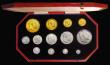 London Coins : A192 : Lot 896 : Proof Set 1902 Long Matt Set 13 coins Five Pounds, Two Pounds, Sovereign, Half Sovereign, Crown, Hal...