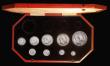 London Coins : A192 : Lot 901 : Proof Set 1902 Matt Finish Silver Set Crown - Maundy Penny (9 coins) nFDC-FDC the odd minor contact ...