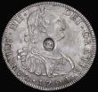 London Coins : A192 : Lot 973 : Dollar George III Oval Countermark on 1794 Bolivia 8 Reales Potosi ESC 131 VF with a pleasant old to...