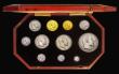 London Coins : A193 : Lot 1045 : Proof Set 1902 the short Matt Proof set  (11 coins) Sovereign to Maundy Penny Matt Proofs, aFDC to F...