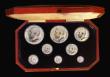 London Coins : A193 : Lot 1049 : Proof Set 1911 Silver Set (8 coins) Halfcrown to Maundy Penny nFDC with a choice colourful tone, a n...