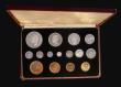 London Coins : A193 : Lot 1053 : Proof Set 1937 (15 coins) Crown to Farthing including the Maundy Set, nFDC and starting to tone, in ...