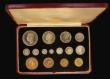 London Coins : A193 : Lot 1055 : Proof Set 1937 (15 coins) Crown to Farthing including the Maundy Set, nFDC-FDC, comes with the maroo...