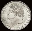 London Coins : A193 : Lot 1111 : Crown 1821 SECUNDO ESC 246, Bull 2310 nEF once cleaned