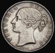 London Coins : A193 : Lot 1114 : Crown 1844 Cinquefoil stops on edge ESC 281 GVF with a pleasant old toning