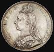 London Coins : A193 : Lot 1143 : Crown 1891 ESC 301, Bull 2591, EF/AU with a lovely tone