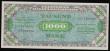 London Coins : A193 : Lot 115 : Germany Allied Military Currency WW2 military occupation 1000 Mark dated 1944 series -29 692698, (Pi...