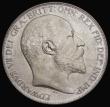 London Coins : A193 : Lot 1164 : Crown 1902 Matt Proof ESC 362, Bull 3568, nFDC toning with the odd minor contact mark