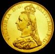London Coins : A193 : Lot 1225 : Five Pounds 1887 Choice and Prooflike comes with an NGC ticket MS62PL 
