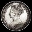 London Coins : A193 : Lot 1239 : Florin 1858 widely spaced ccc in date, Bull 2838, Good VF/NEF