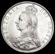 London Coins : A193 : Lot 1251 : Florin 1888 with narrow space below truncation Bull 2956 Prooflike EF/AU