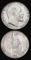 London Coins : A193 : Lot 1275 : Florins (2) 1902 currency AU and 1906 EF