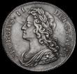 London Coins : A193 : Lot 1360 : Halfcrown 1732 Roses and Plumes ESC 596, Bull 1675 SEXTO EF or better with an even grey tone