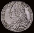 London Coins : A193 : Lot 1362 : Halfcrown 1745 LIMA ESC 605 Bull 1687 VF with an even old tone