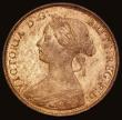 London Coins : A193 : Lot 1479 : Halfpenny 1860 Toothed Border Freeman 267 dies 4+C AU-UNC uneven toning over underlying lustre