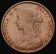 London Coins : A193 : Lot 1480 : Halfpenny 1861 F over P in HALF thus appearing to read HALP, Freeman dies 6+G VF and seldom seen in ...