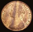 London Coins : A193 : Lot 1492 : Halfpenny 1872 Freeman 309 dies 7+G UNC with some dark toning over subdued lustre