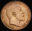 London Coins : A193 : Lot 1498 : Halfpenny 1902 Low Tide Freeman 380 dies 1+A, A/UNC with pale lustre with some darker toning over su...
