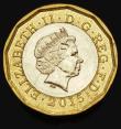 London Coins : A193 : Lot 1534 : One Pound 2015 12-sided Royal Mint Trial piece, Reverse with Crowned shield with decoration around, ...