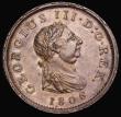 London Coins : A193 : Lot 1547 : Penny 1806 Incuse Curl Peck 1342 EF