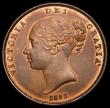 London Coins : A193 : Lot 1557 : Penny 1853 Ornamental Trident Peck 1500 in a CGS Holder graded 78
