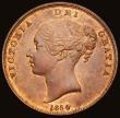 London Coins : A193 : Lot 1558 : Penny 1854 Plain Trident Peck 1506 Unc with a good amount of peripheral lustre