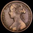 London Coins : A193 : Lot 1576 : Penny 1861 Freeman 32 dies 6+F pleasant Fine and rated R16 by Freeman