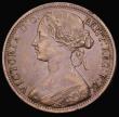 London Coins : A193 : Lot 1585 : Penny 1865 5 over 3 Freeman 51 dies 6+G EF or near so