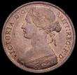 London Coins : A193 : Lot 1592 : Penny 1870 Freeman 60 dies 6+G UNC with traces of lustre, rare thus and with a small striking fault ...