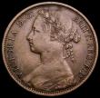 London Coins : A193 : Lot 1604 : Penny 1875 Cannon Ball variety with raised dot right of the ship reverse field Gouby BP1875Ce "...
