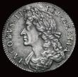 London Coins : A193 : Lot 1674 : Shilling 1687 7 over 6 ESC 1072, Bull 768, nicely toned UNC or near so with some adjustment lines as...