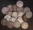 London Coins : A193 : Lot 2074 : Crowns Victoria Young Head 1845-47 (18) average about Fine some with edge faults these mostly minor ...