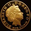 London Coins : A193 : Lot 220 : Five Pound Crown 2005 Trafalgar Gold Proof nFDC (a hint of light toning) in the plastic capsule of i...