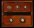 London Coins : A193 : Lot 349 : United Kingdom 2014 Gold Proof Set the five-coin set Five Pounds to Quarter Sovereign, FDC in the ca...
