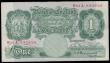 London Coins : A193 : Lot 38 : One Pound Peppiatt 1948 B258 1st Run R01A 942626 VF light dirt and a seldom offered prefix (this bei...
