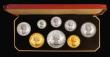London Coins : A193 : Lot 418 : New Zealand Proof Set 1953 Crown to Halfpenny (8 coins) KM#PS6 nFDC to FDC with some toning, in the ...