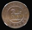 London Coins : A193 : Lot 487 : Penny 1812 Birmingham & South Wales W-185 NGC MS64 BN