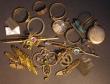 London Coins : A193 : Lot 652 : Jewellery, hall marked items .375 (9 carat) 6.5 grams, .625 4.3 grams these being two rings with sto...