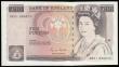 London Coins : A193 : Lot 69 : Ten Pounds QE2 pictorial and Florence Nightingale, Gill B354 Brown L Reverse Windowed Thread issued ...