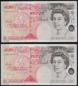 London Coins : A193 : Lot 71 : Fifty Pounds Bailey Houblon reverse 2006 B404 (2 consecutives) L24 303542 and 543 Unc