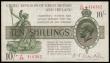 London Coins : A193 : Lot 8 : Ten Shillings Warren Fisher T30 issued 1922 first series J/49 416382, EF