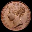 London Coins : A193 : Lot 822 : Isle of Man Halfpenny 1839 S.7418 Unc with traces of lustre a pleasing example