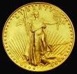 London Coins : A193 : Lot 952 : USA 25 Dollars MCMLXXXVI (1986) Half Ounce Gold KM218 Unc