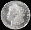 London Coins : A193 : Lot 957 : USA Dollar 1879S Morgan in a NGC Holder UNC DETAILS CLEANED (looks choice and prooflike) 